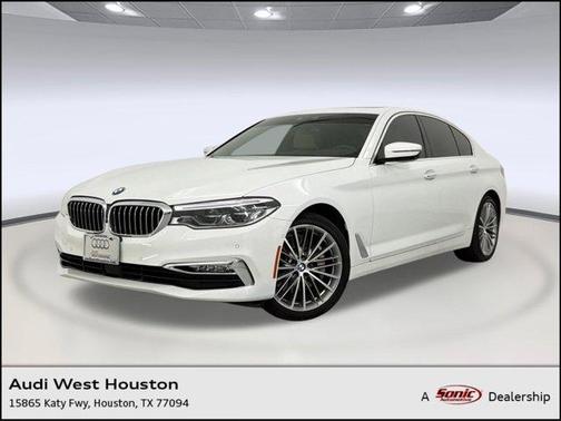 Alpine White 2017 BMW 540 xDrive