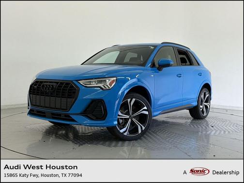Turbo Blue 2023 Audi Q3 45 S line Premium Plus