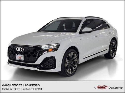 Glacier White Metallic 2026 Audi Q8 55 Premium Plus