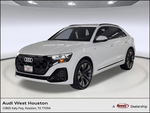 Glacier White Metallic 2026 Audi Q8 55 Premium Plus