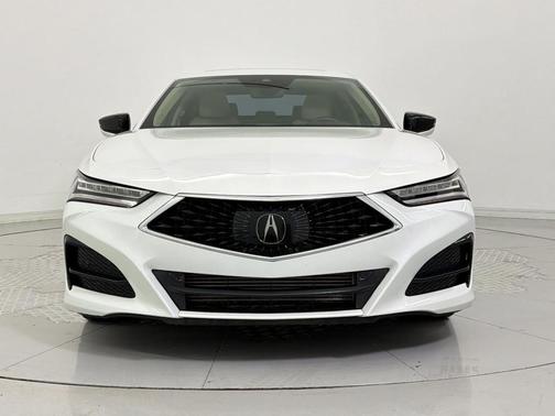 Platinum White Pearl 2021 Acura TLX Technology