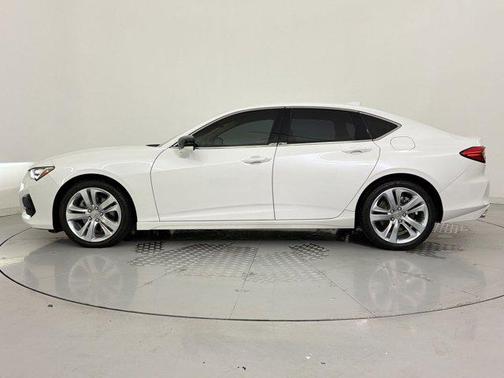 Platinum White Pearl 2021 Acura TLX Technology