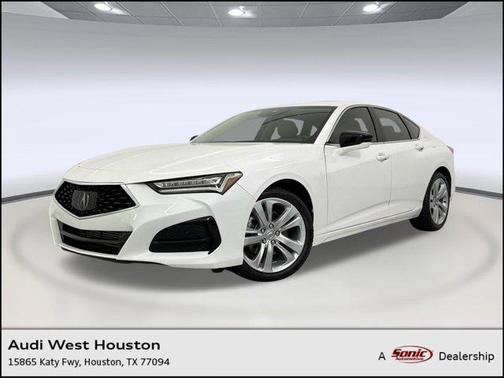 Platinum White Pearl 2021 Acura TLX Technology