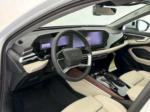 Glacier White Metallic 2026 Audi A5 Premium Plus TFSI quattro S tronic