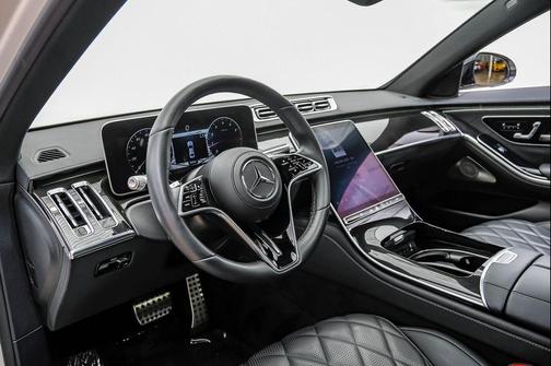 White 2022 Mercedes-Benz S-Class 4MATIC
