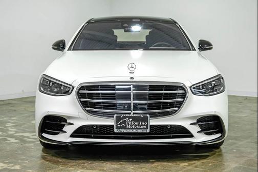 White 2022 Mercedes-Benz S-Class 4MATIC