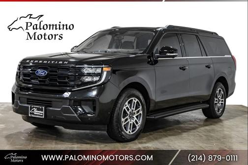Agate Black Metallic 2025 Ford Expedition Max Active 4x4