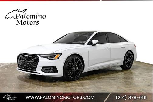 Glacier White Metallic 2025 Audi A6 45 Premium Plus