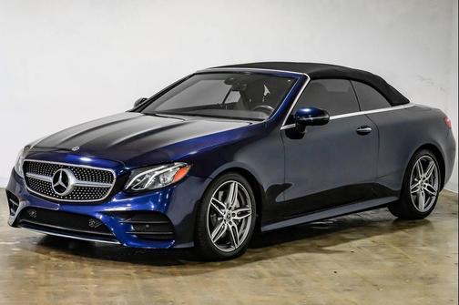 Lunar Blue Metallic 2020 Mercedes-Benz E-Class RWD Cabriolet
