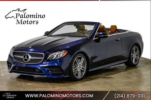 Lunar Blue Metallic 2020 Mercedes-Benz E-Class RWD Cabriolet