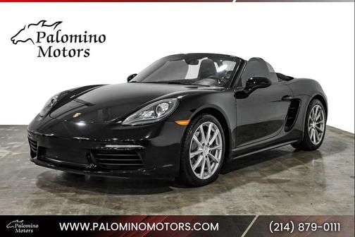 Black 2017 Porsche 718 Boxster