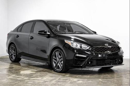 Aurora Black 2021 Kia Forte GT-Line