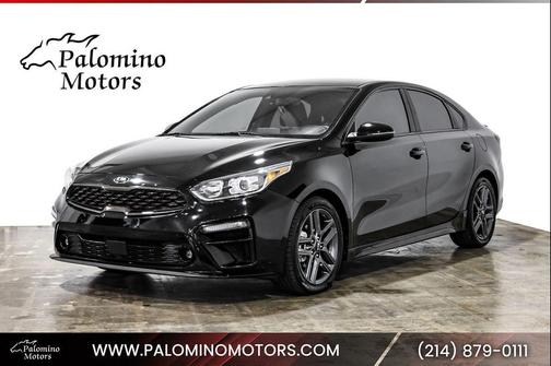 Aurora Black 2021 Kia Forte GT-Line