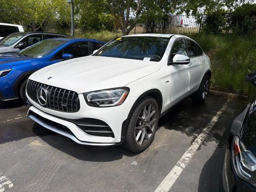 Polar White 2023 Mercedes-Benz AMG GLC 43 4MATIC Coupe