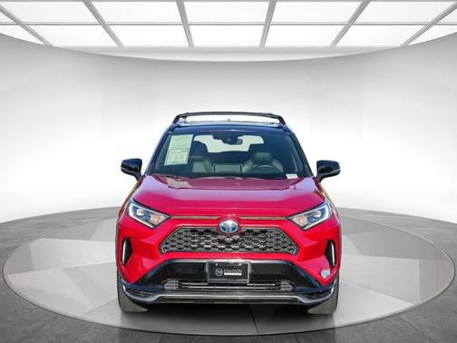 Supersonic Red / Midnight Black Metallic 2021 Toyota RAV4 Prime XSE