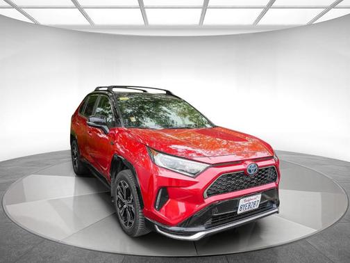 Supersonic Red / Midnight Black Metallic 2021 Toyota RAV4 Prime XSE