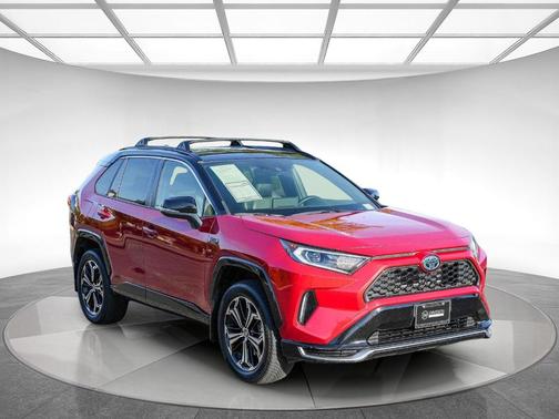 Supersonic Red / Midnight Black Metallic 2021 Toyota RAV4 Prime XSE