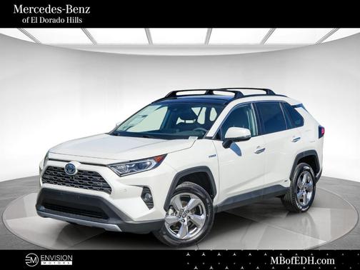 Blizzard Pearl 2021 Toyota RAV4 Hybrid Limited