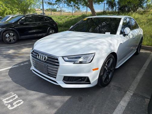 Glacier White Metallic 2017 Audi A4 2.0T Premium