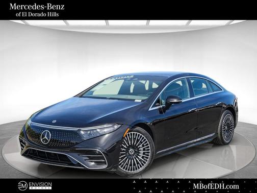 Obsidian Black Metallic 2023 Mercedes-Benz EQS 450+ Base