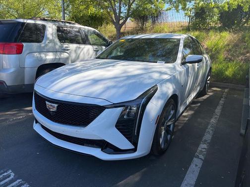 Summit White 2025 Cadillac CT5 Sport RWD
