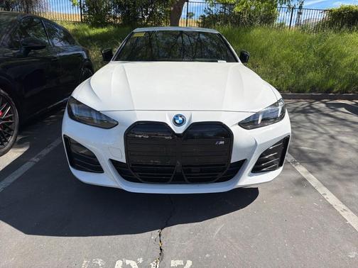 Alpine White 2025 BMW i4 Gran Coupe M50