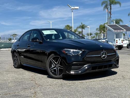 Black 2026 Mercedes-Benz C-Class C 300 4MATIC