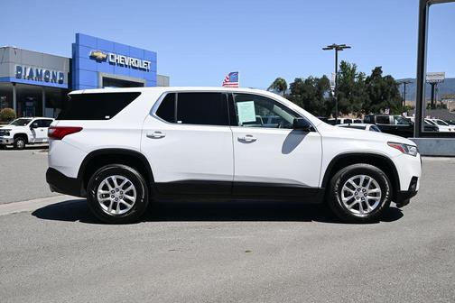 Summit White 2020 Chevrolet Traverse LS