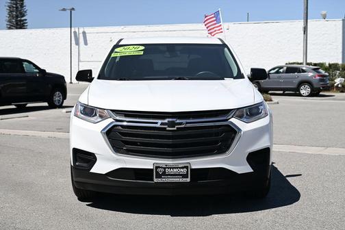 Summit White 2020 Chevrolet Traverse LS