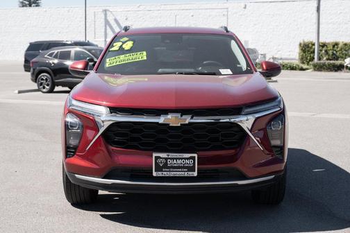 Crimson Metallic 2024 Chevrolet Trax LT