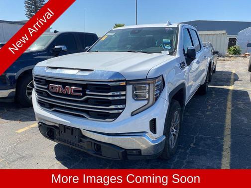 Summit White 2024 GMC Sierra 1500 SLT