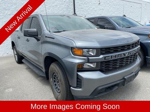 Satin Steel Metallic 2021 Chevrolet Silverado 1500 Custom