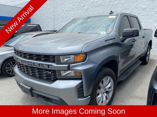 Satin Steel Metallic 2021 Chevrolet Silverado 1500 Custom
