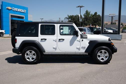 Bright White Clearcoat 2019 Jeep Wrangler Unlimited Sport