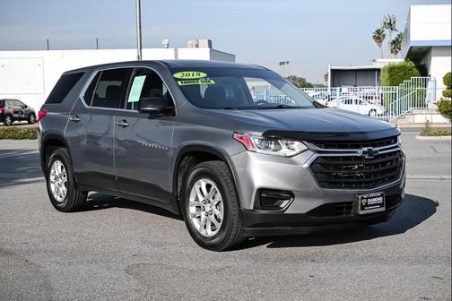 Satin Steel Metallic 2018 Chevrolet Traverse LS