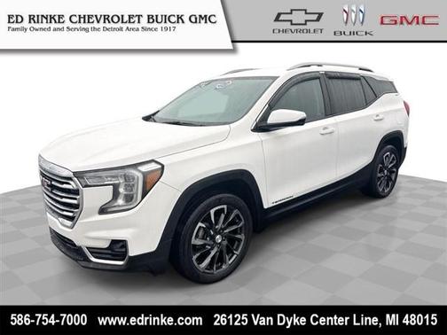 Summit White 2023 GMC Terrain SLT