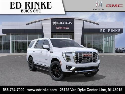 Glacier White Tricoat 2026 GMC Yukon Denali