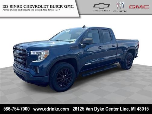 Pacific Blue Metallic 2021 GMC Sierra 1500 Elevation