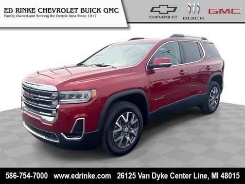 Volcanic Red Tintcoat 2023 GMC Acadia FWD SLE