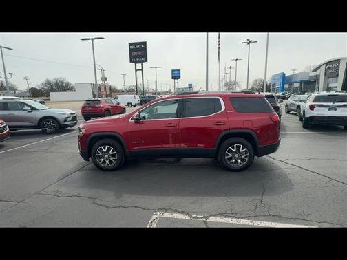 Volcanic Red Tintcoat 2023 GMC Acadia FWD SLE