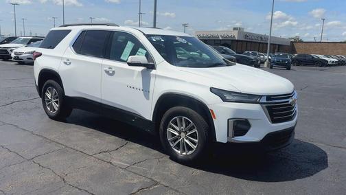 Summit White 2023 Chevrolet Traverse LT Cloth