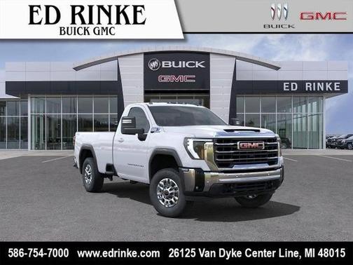 Summit White 2025 GMC Sierra 2500 SLE