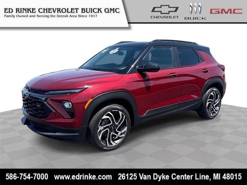 Crimson Metallic 2025 Chevrolet Trailblazer RS