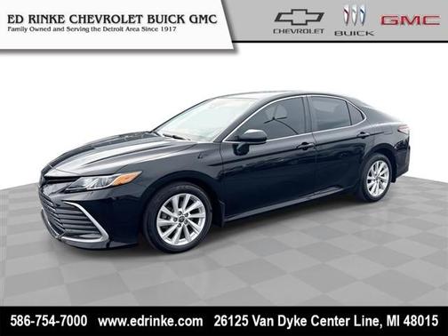 Midnight Black Metallic 2023 Toyota Camry LE