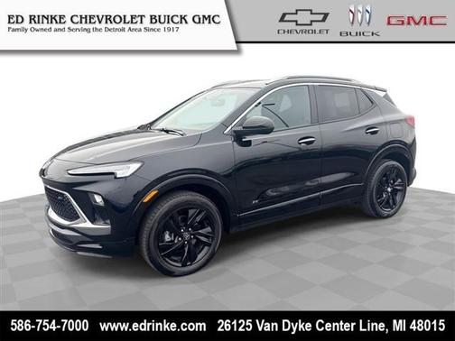 Ebony Twilight Metallic 2025 Buick Encore GX Sport Touring