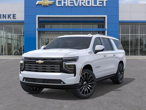 Polar White Tricoat 2026 Chevrolet Suburban High Country, 4WD
