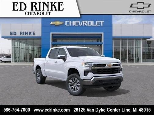 Summit White 2026 Chevrolet Silverado 1500 LT