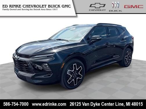 Black 2024 Chevrolet Blazer RS