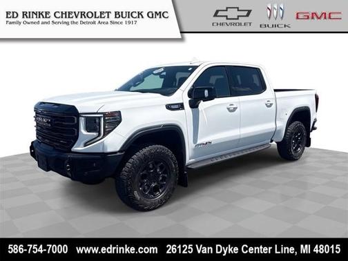 Summit White 2024 GMC Sierra 1500 AT4X