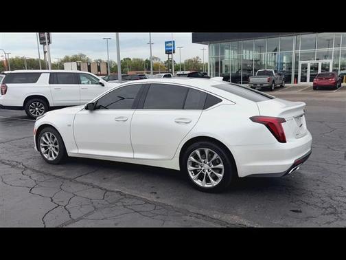 Crystal White Tricoat 2024 Cadillac CT5 Premium Luxury
